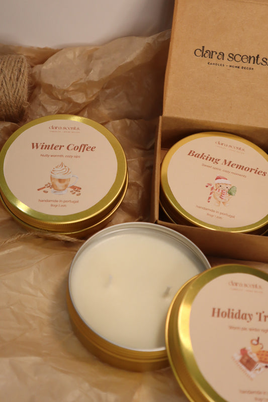 VELAS DE LATA - HOME FOR CHRISTMAS